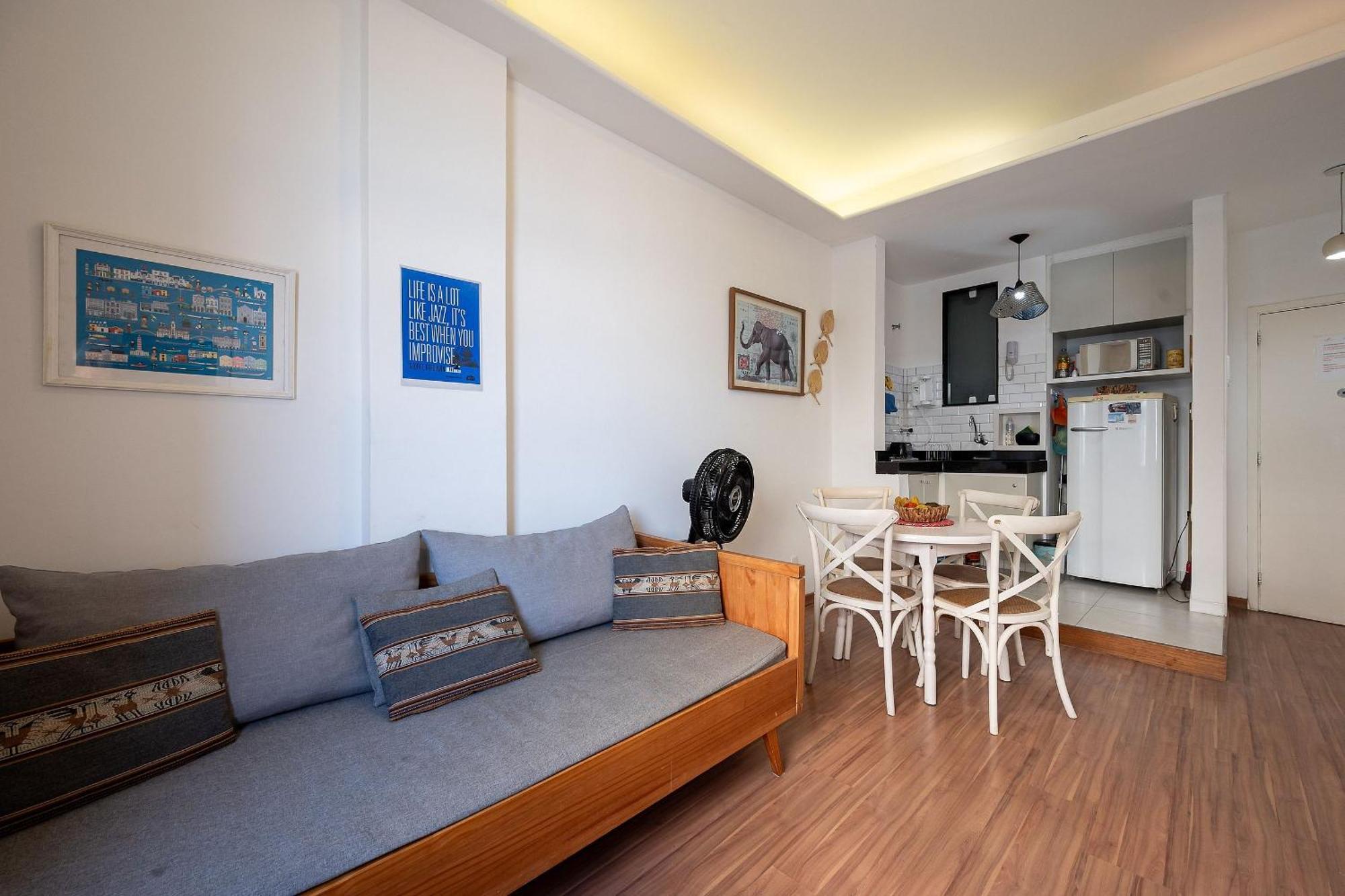 Vista Para A Praia De Copacabana, Quarto E Sala ริโอเดจาเนโร ภายนอก รูปภาพ