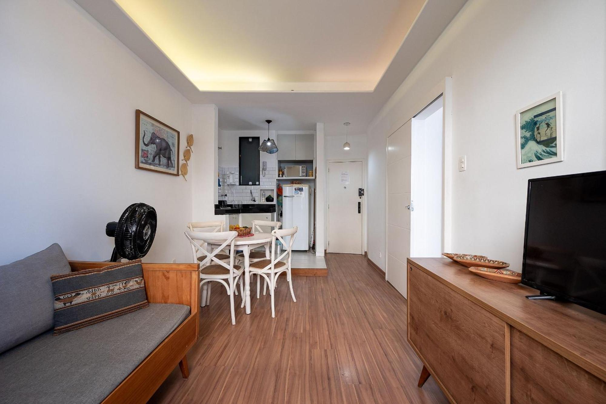 Vista Para A Praia De Copacabana, Quarto E Sala ริโอเดจาเนโร ภายนอก รูปภาพ