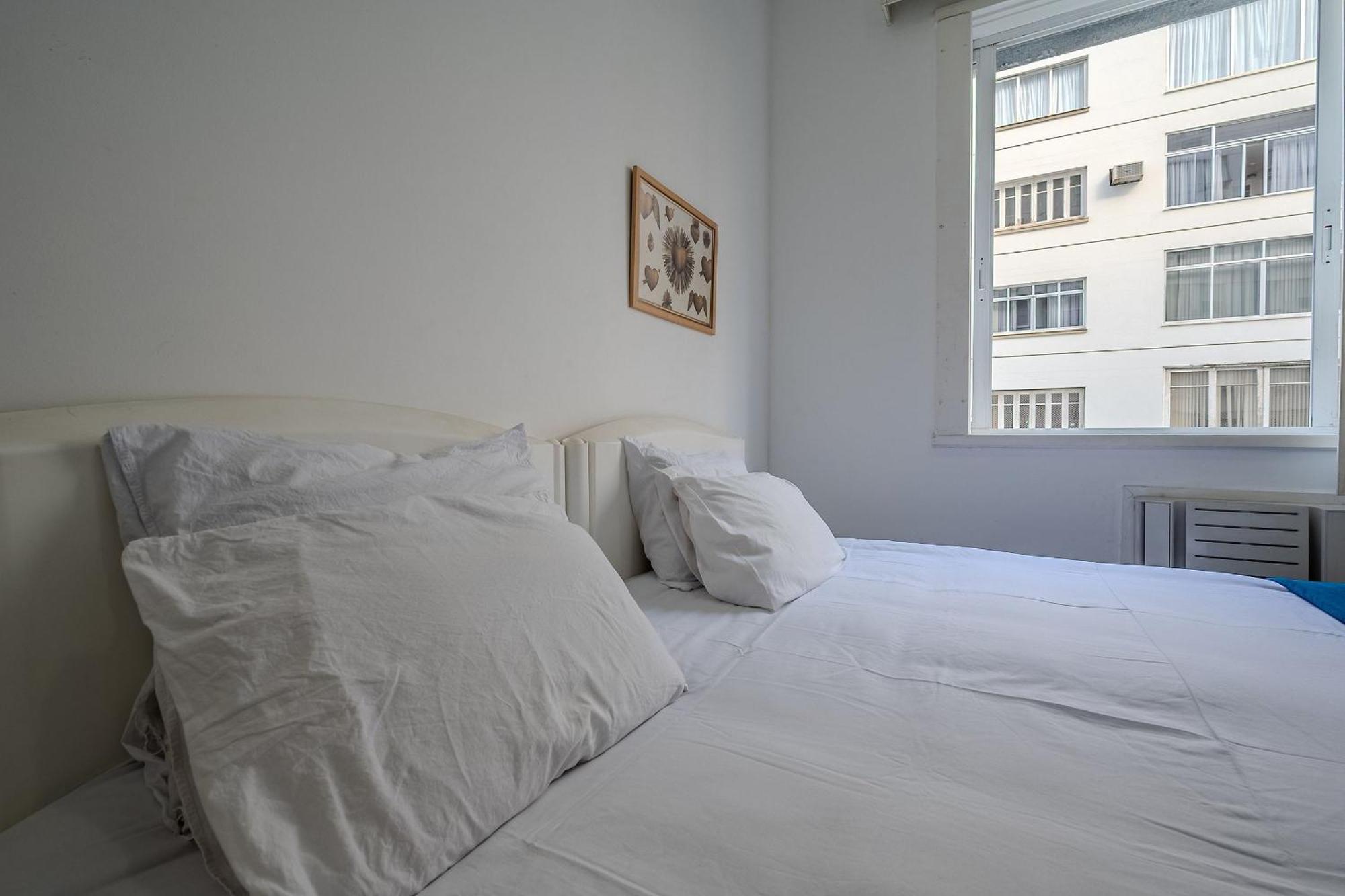 Vista Para A Praia De Copacabana, Quarto E Sala ริโอเดจาเนโร ภายนอก รูปภาพ