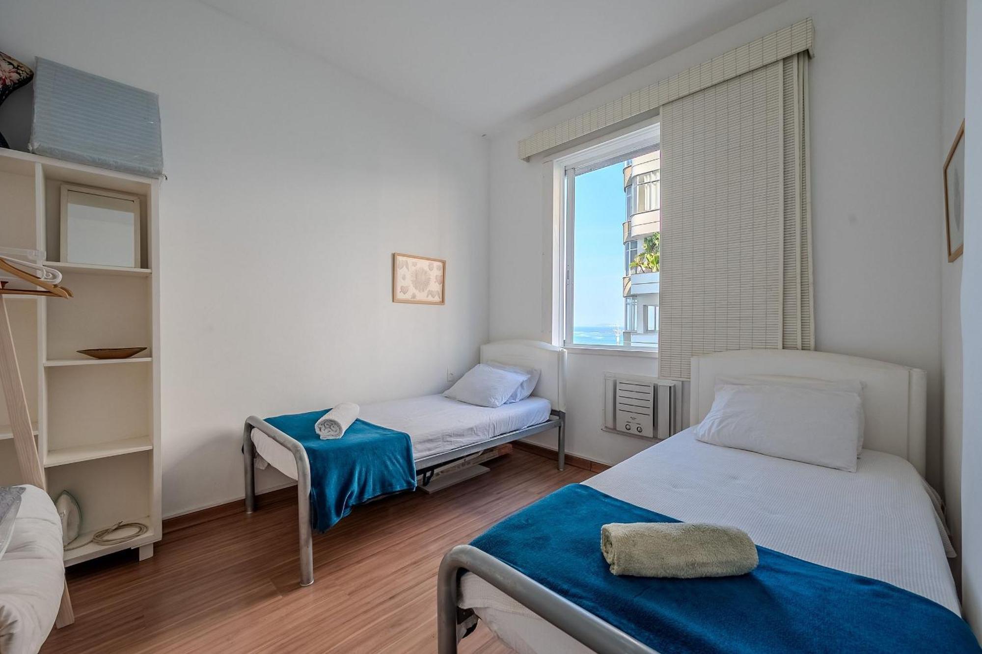 Vista Para A Praia De Copacabana, Quarto E Sala ริโอเดจาเนโร ภายนอก รูปภาพ