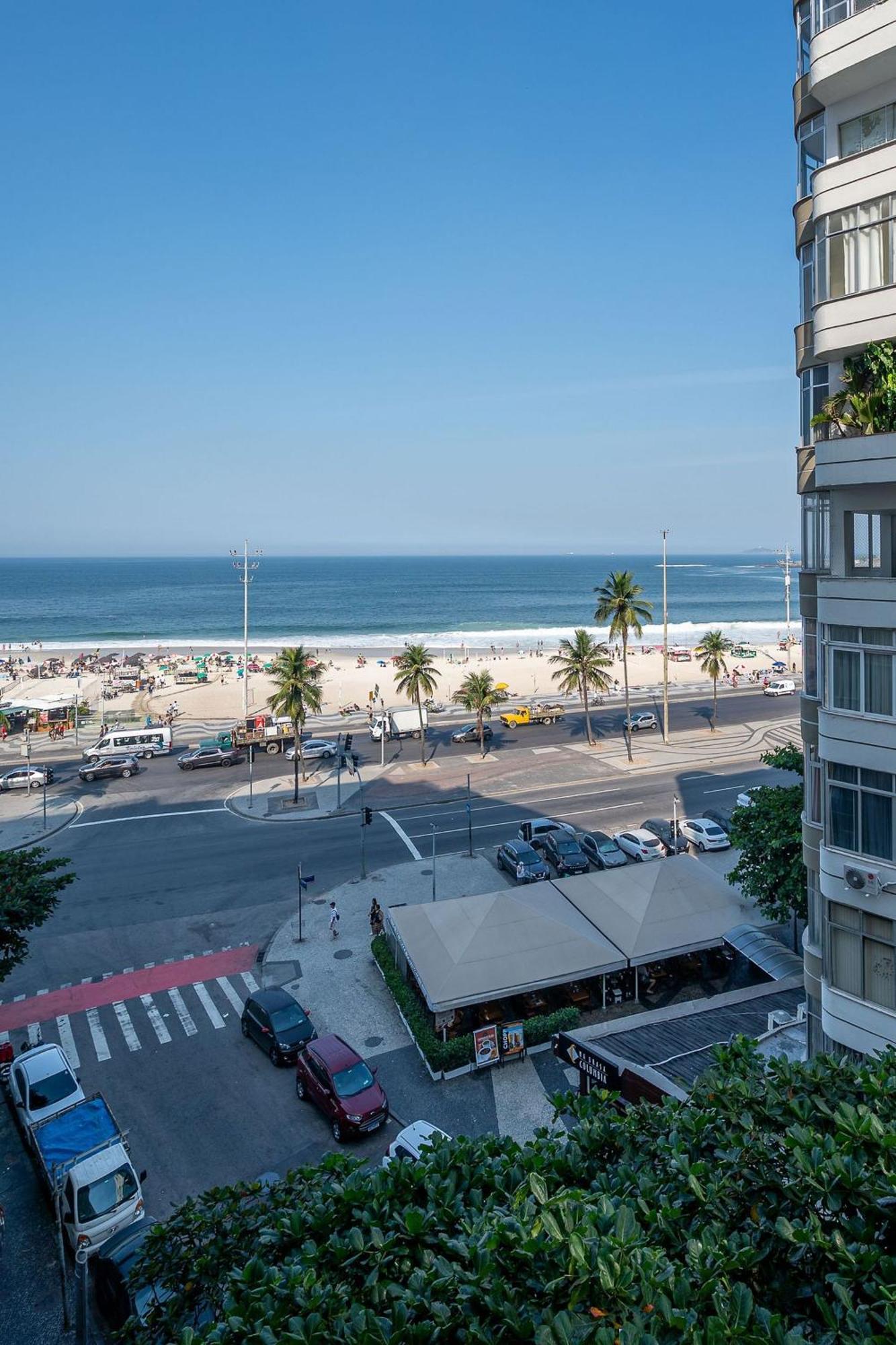 Vista Para A Praia De Copacabana, Quarto E Sala ริโอเดจาเนโร ภายนอก รูปภาพ